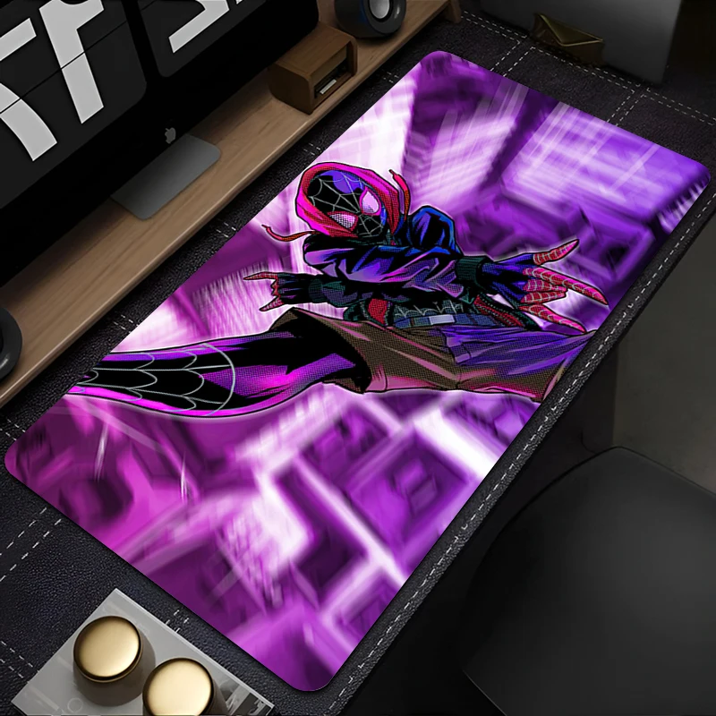 

Pattern Locking Edge MousePad Large S-spider Man Mouse Pad Computer Gaming Keyboardpad Rubber Mat Desk Gaming Cup Matcartoon