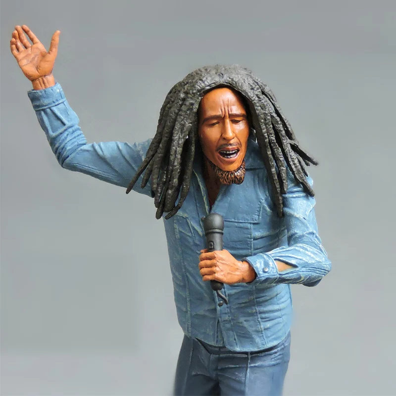 Figura de acción de moda Reggae Music Pioneer Marley, modelo de juguetes de moda, adorno de escritorio, artículo favorito para seguidores, regalo sorpresa