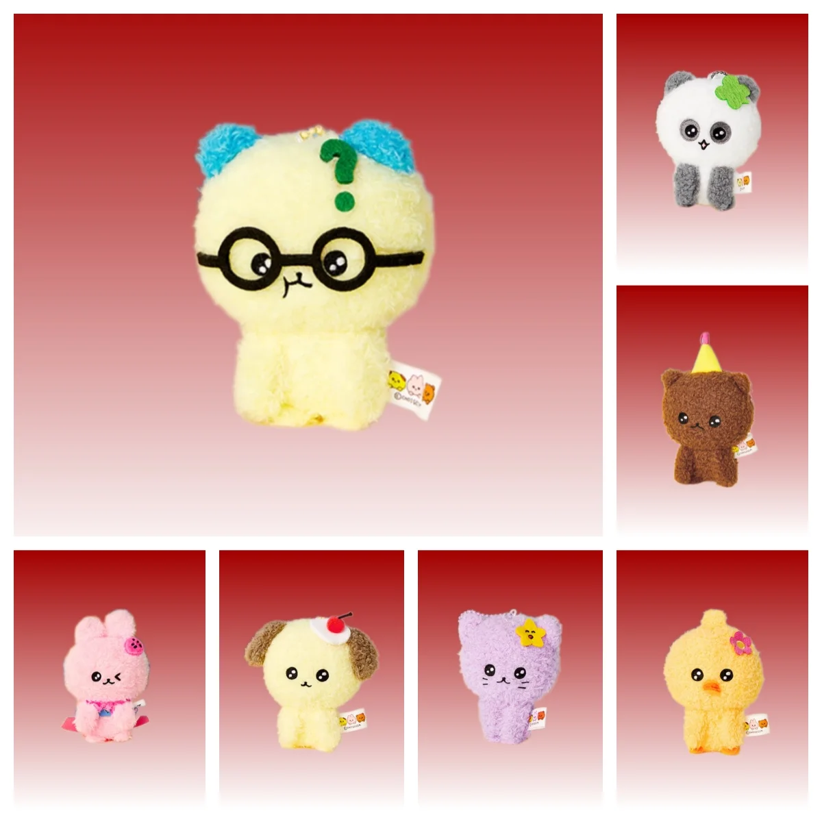 

​ ​ Cui Gaoxing магнитный плюшевый зажим слепая коробка кукла плюшевая игрушка сумка брелок кулон украшение украшение комнаты детский подарок