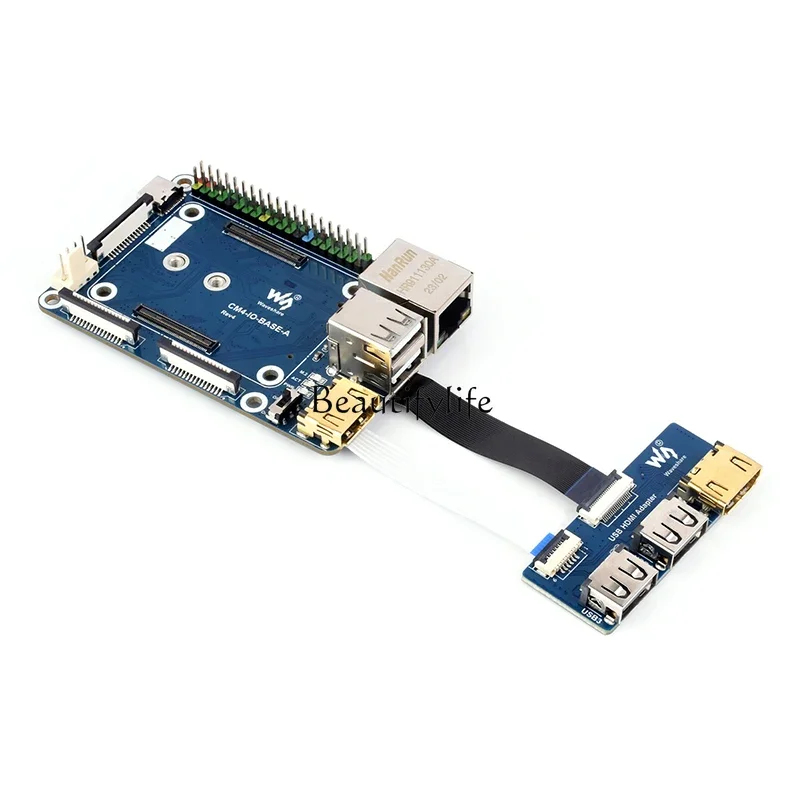 CM4 expansion board lite onboard HDMI/RJ45 Gigabit network port/dual CSI/M.2