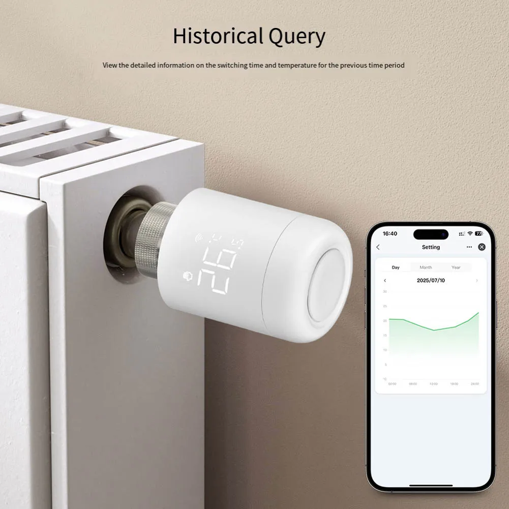 For ALEXA For SMART LIFE Smart Radiator Control Programmable Thermostat For Home Heating Voice Assistant Compatible