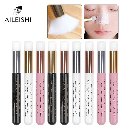 5/20/50 Uds cepillo de limpieza de pestañas cepillo de champú para extensiones de pestañas pelar el poro de la nariz removedor de espinillas herramienta de maquillaje