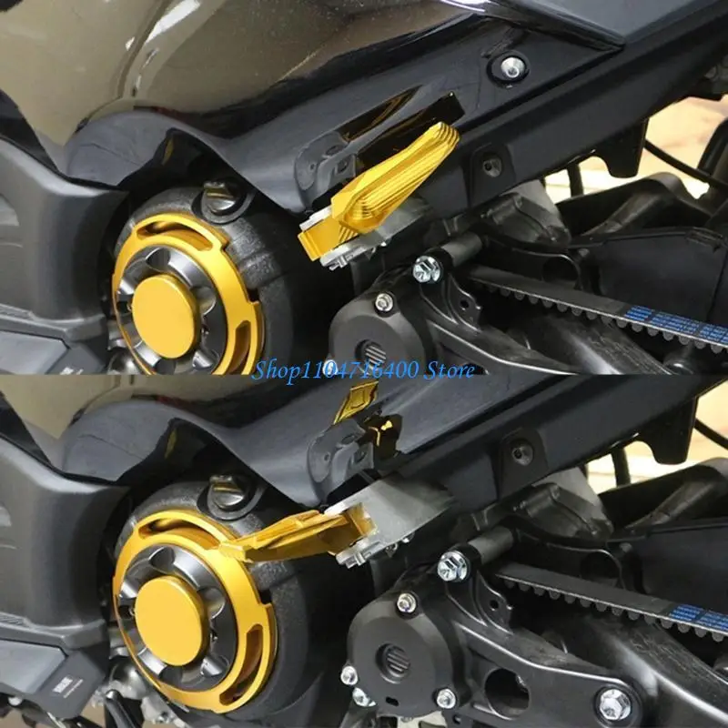 y1gd For NMAX155/125 XMAX300/250 Motorcycles Rear Passenger Foot Peg Footrests Pedal