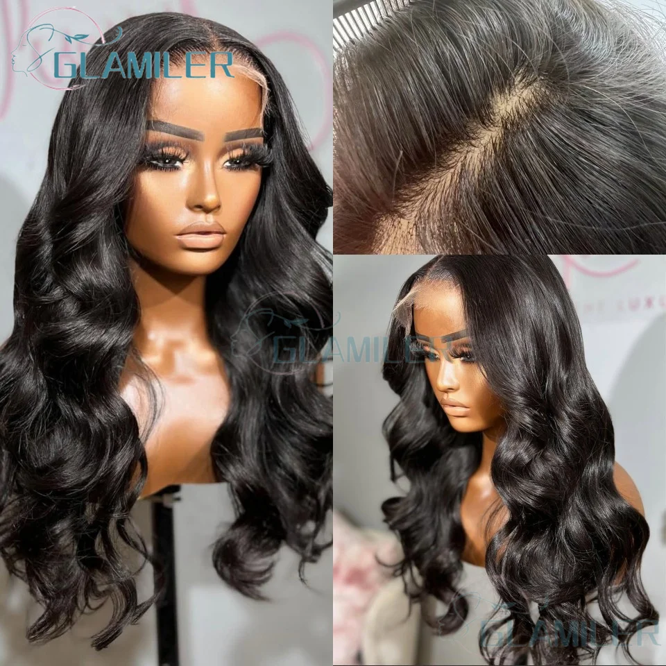 

Pre Plucked Glueless Human Hair Silk Top Wigs with Natural Hairline Body Wave 200 Density 13x6/360 Lace Frontal Wigs Baby Hair