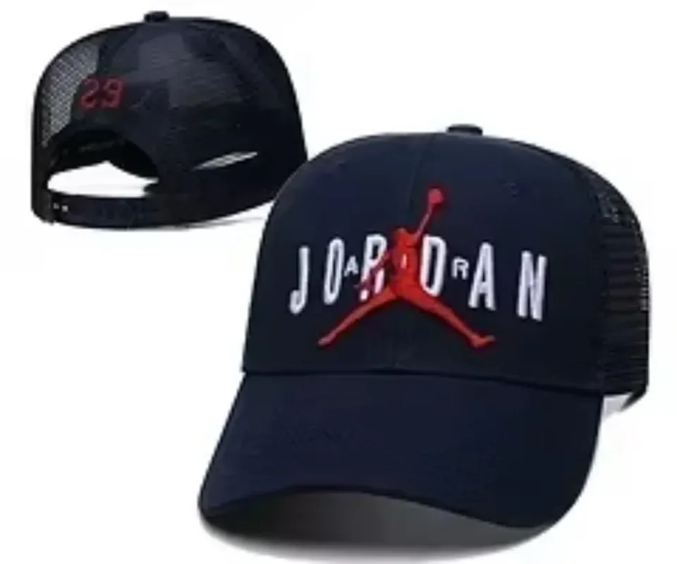 Nike Jordan Embroidered Logo Sports Baseball Cap for Men and Women Couples Suitable for Head Circumference 52-58