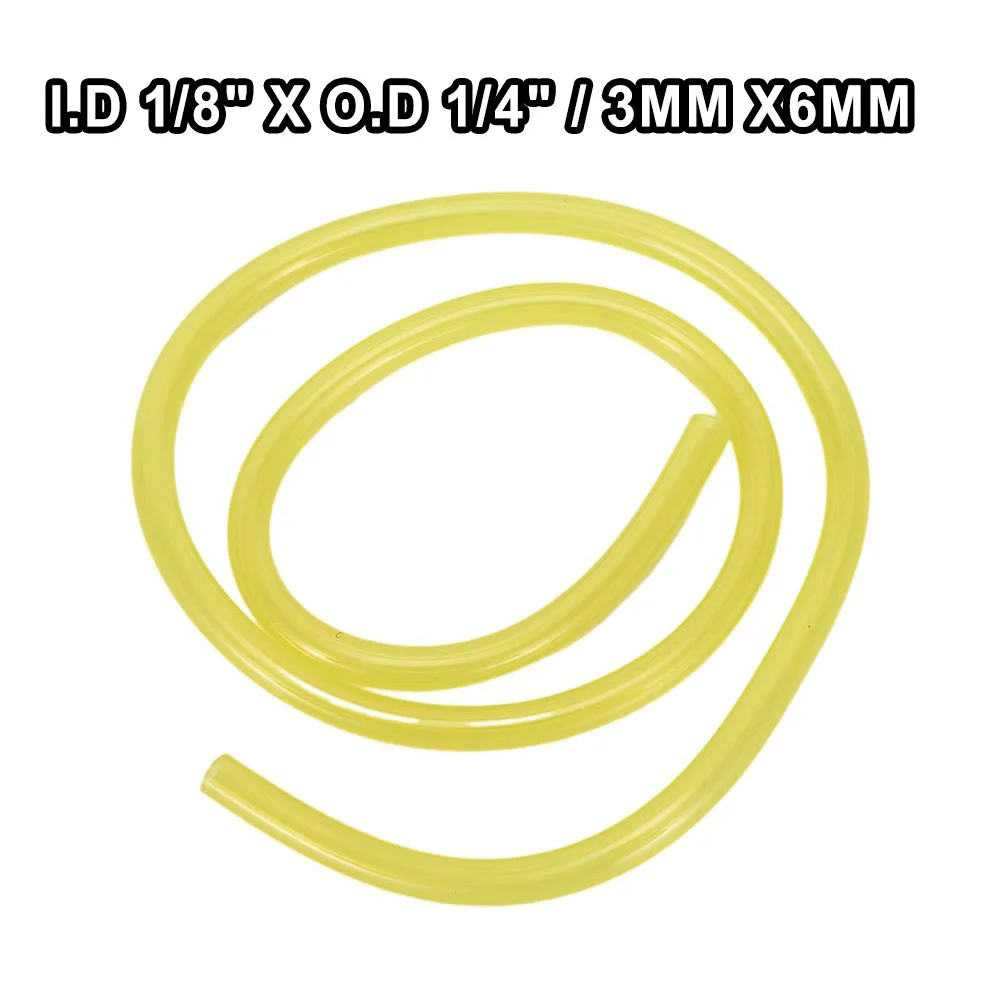 String Trimmer Parts Fuel Line Pressure Washers 23.6 Inch Replacement 1pc 2.5x5mm/ 3x6mm 23.6 inch For Trimmer Accessory