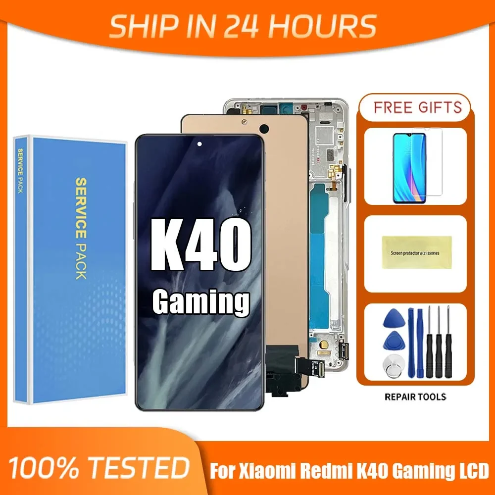 6.67\'\' ginal for Xiaomi Redmi K40 Gaming LCD Display touch panel screen digitizer Assembly for redmi k40 Game Edition Display