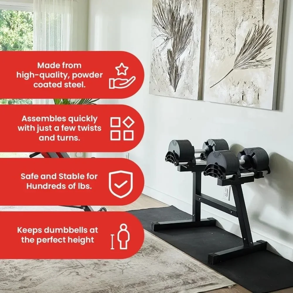 2025 hot sale home.Adjustable Dumbbell Rack and Stand. Perfect Home-Gym Dumbell Rack for At-Home Nuobell Workouts.