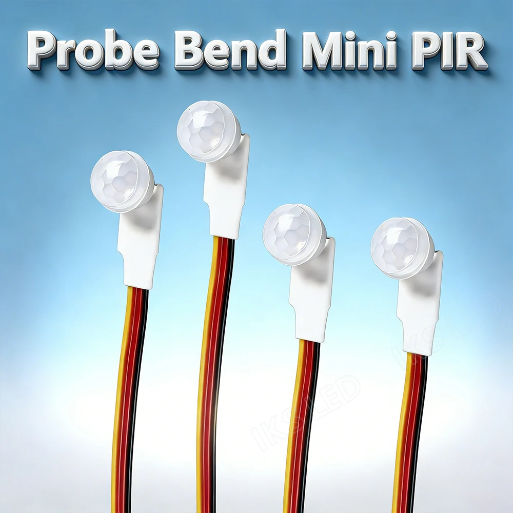 

Мини-пироэлектрический инфракрасный датчик движения PIR постоянного тока от 3,7 до 24 В, модуль автоматического детектора движения PIR-датчик для светодиодной ленты