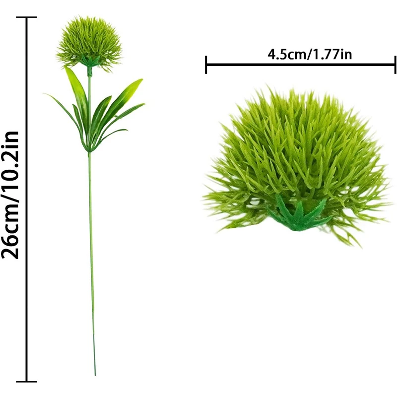 3/5/10 قطعة 26 سنتيمتر النباتات الاصطناعية باقة الهندباء للمنزل ديكور غرفة نوم حديقة الزفاف الديكور وهمية الزهور زهرية الزينة