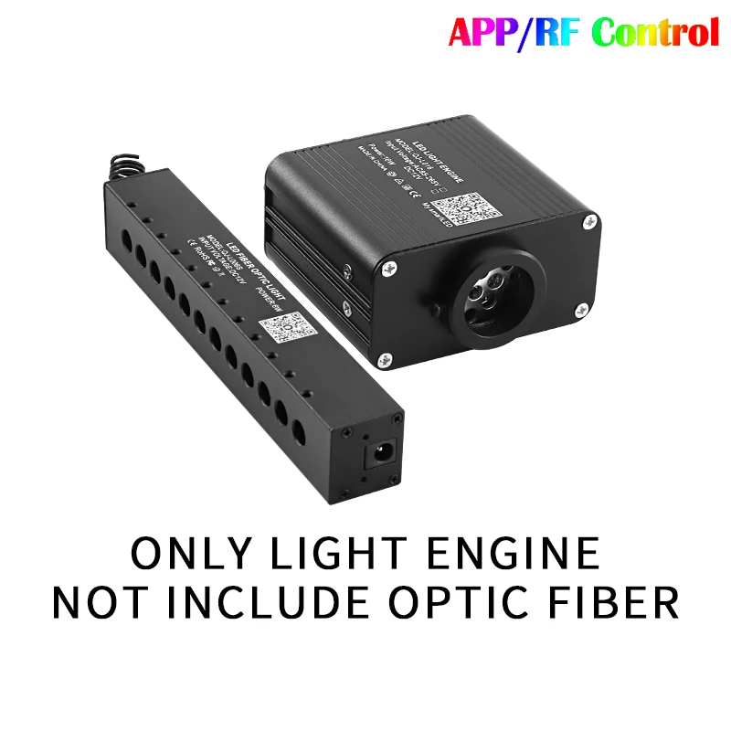 16W Meteor Twinkle Starry Sky Car Star Light Roof Fiber Optic Light  Only Light Engine