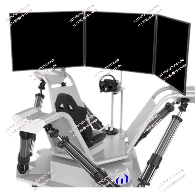 

n dynamic simulation racing driving virtual reality game equipment deposit Indoor playground large VR six-axis three-scree