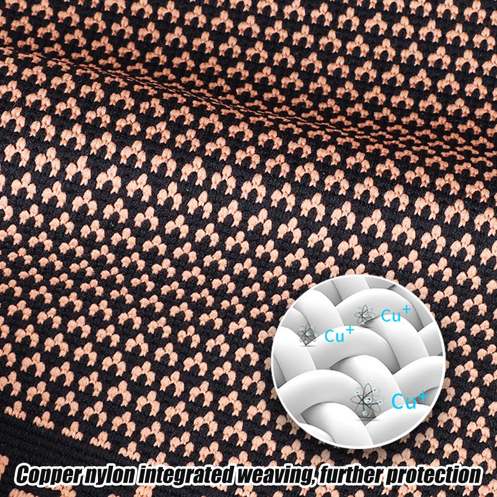 1pc Copper Thigh Compression Sleeve, Hamstring Compression Sleeve for Men and Women, Anti-Slip Upper Leg Sleeves for Recovery view 6