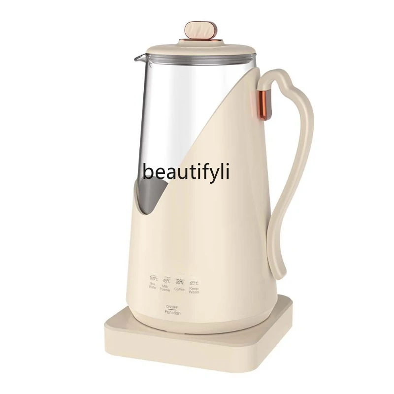 

Household tea brewing water teapot, kettle with base constant temperature electricity
