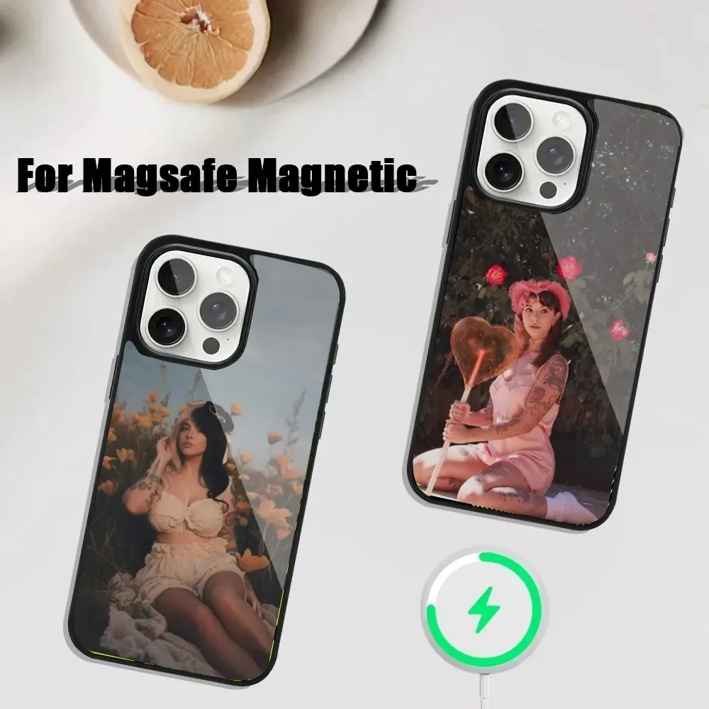 Singer M-Melanie M-Martinez Phone Case For iPhone 16,15,14,13,12,11,Plus,Pro,Max Mini Magsafe Magnetic Wireless Charging