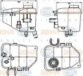 Store code: 8MA376755-221 for radiator replacement water tank W203 0007 cl20920209c209 C209 C209 redo 209