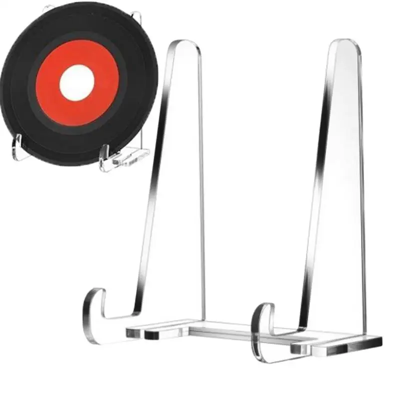 

Acrylic Plate Stand Clear Photo Holder Tabletop Bracket For Frame Picture Decorative Plate Platter For Home Kitchen School