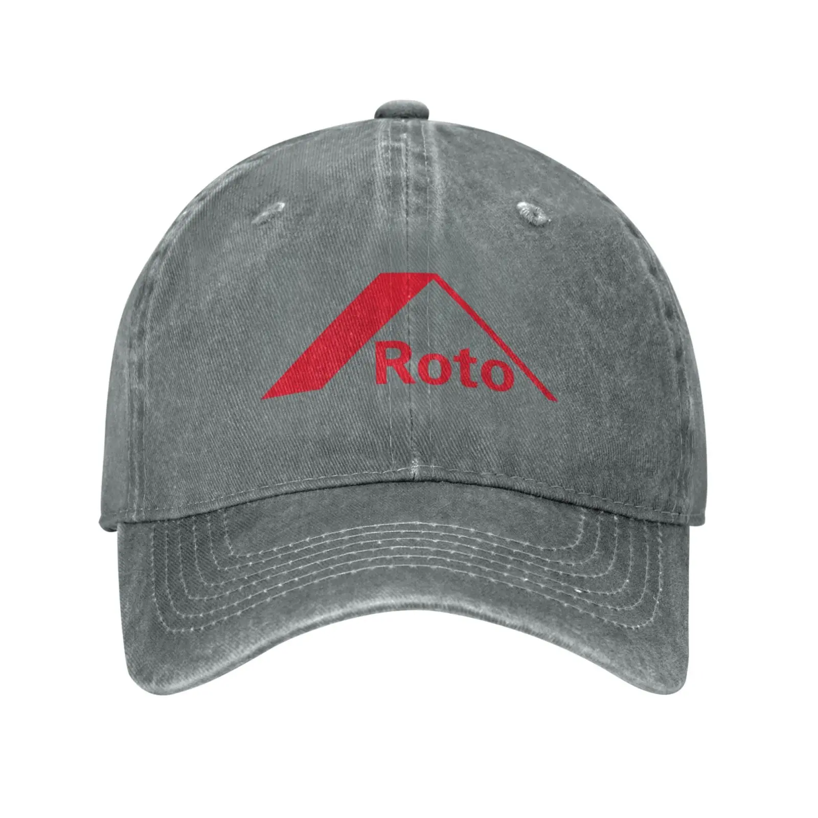 Roto Logo Qualidade Denim Cap, Chapéu De Malha, Boné De Beisebol