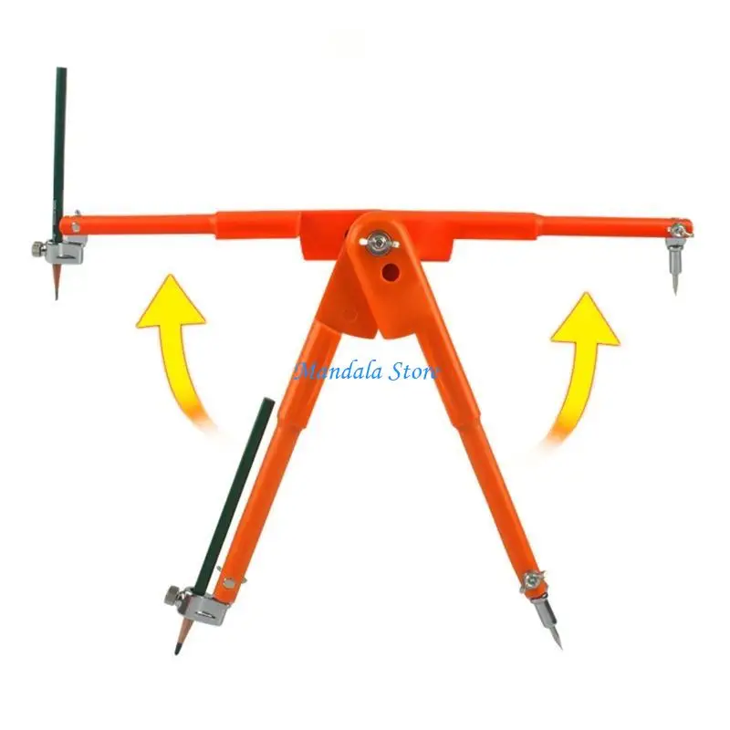 U2JC 25/40cm Adjustable Divider Carpenter Pencil Compasses Large Diameter