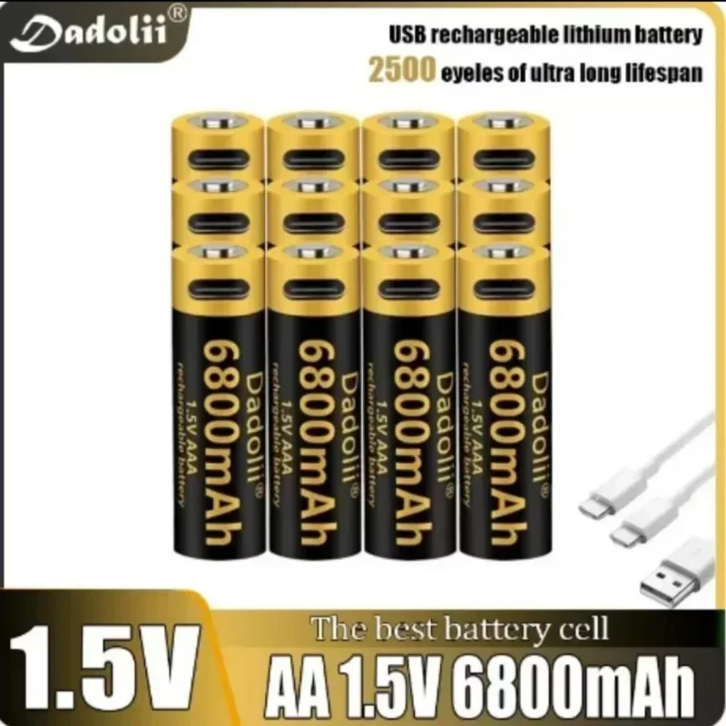 2024 1.5V Aa Usb Re…