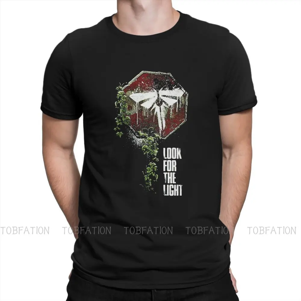 The Last Of Us Tess Bill Game Look For The Light Tshirt New Arrival Graphic Men Vintage Alternative Men's Short Cotton T Shirt