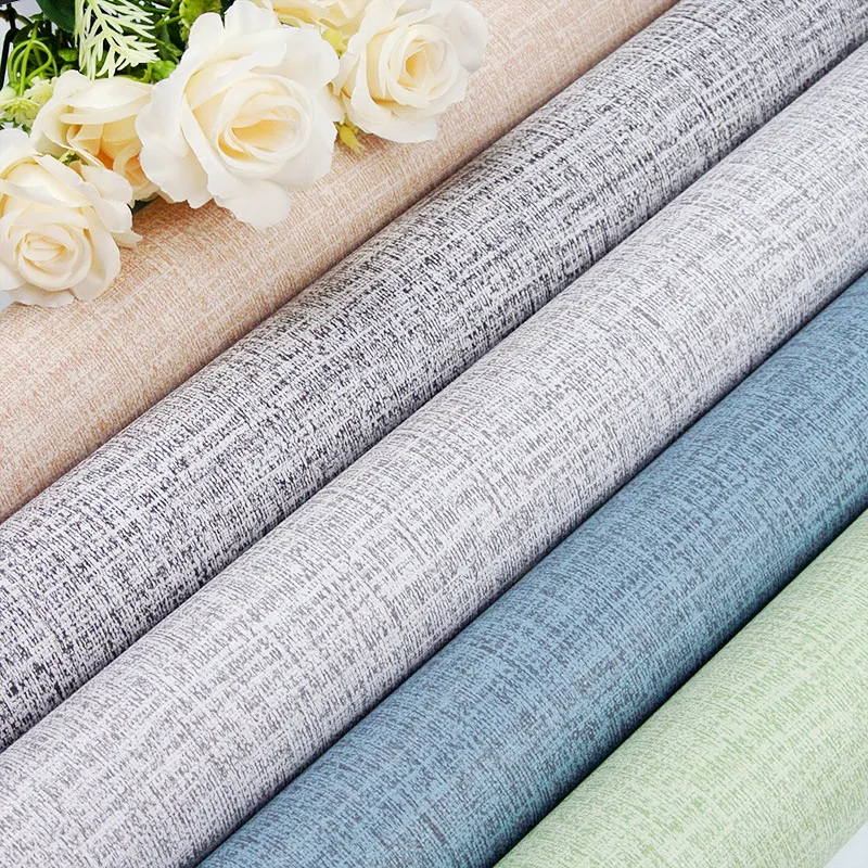 DIY Decoration Mold Proof and Waterproof Modern Bedroom Self Adhesive Background Wall Home Wallpaper Cabinet Wallpaper