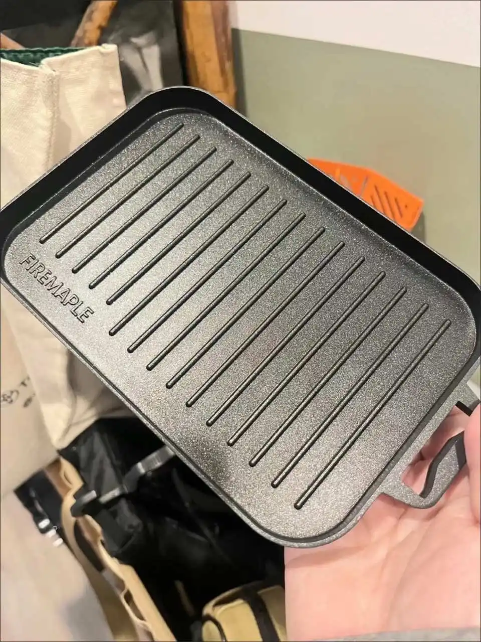 Outdoor Mini Baking Tray Set, Thickened, Heat-resistant, Non Stick Rectangular Barbecue, Multifunctional Outdoor Camping Baking