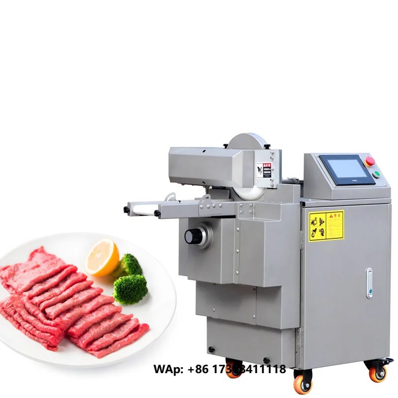 Fresh Meat Slicer Commercial Fully Automatic Chaoshan Beef Slicer Large Knife Loin Slice Braised Meat Plate Tendon Slicer