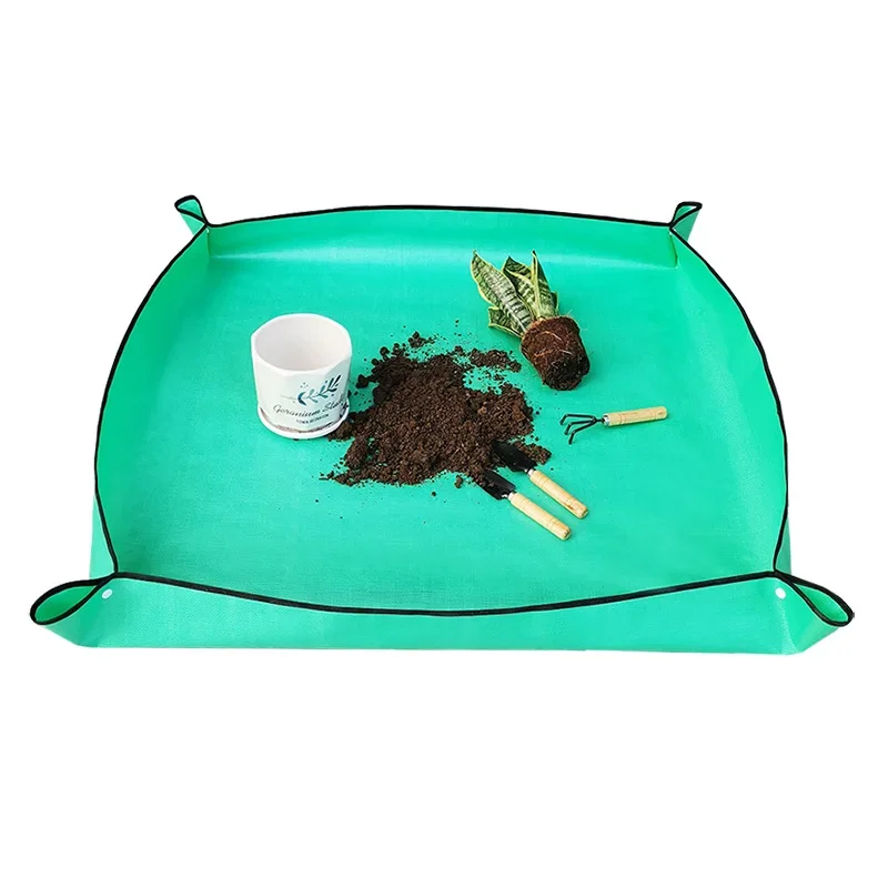 1 قطعة حصيرة زرع 50 سنتيمتر-100 سنتيمتر البستنة بوتينج الوسادة طوي حديقة النبات اناء للزهور زرع الحصير مقاوم للماء #2