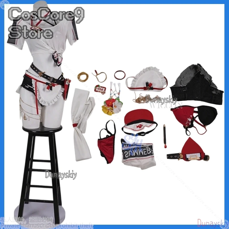 

Holonatsu Paradise Summer disfraz аниме Vtuber Houshou Marine Youtuber косплей сексуальные купальники Kawaii нижнее белье парики Хэллоуин