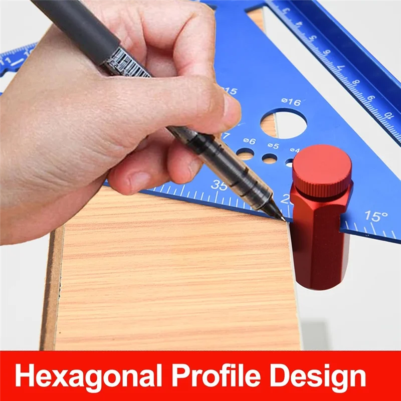 AEE2-High Stair Gauge For Square Frame Clamp With Bracket And Hook, Suitable For Speed Square, Frame Square Stop