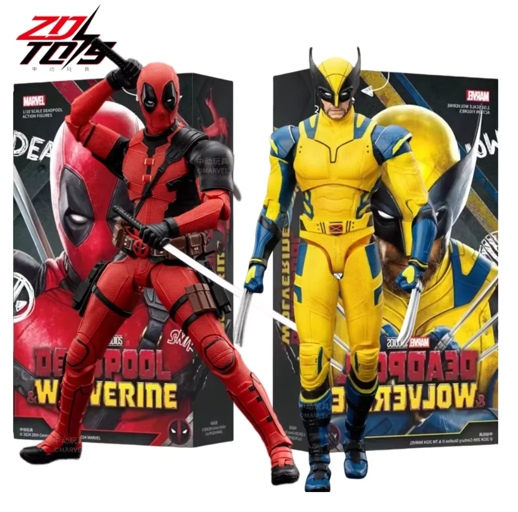 Figura de Acción Original Zd 2024 de Deadpool y Wolverine 1/10, Modelo de la Película X-Men Dogpool Wilson, Juguete Coleccionable para Aficionados