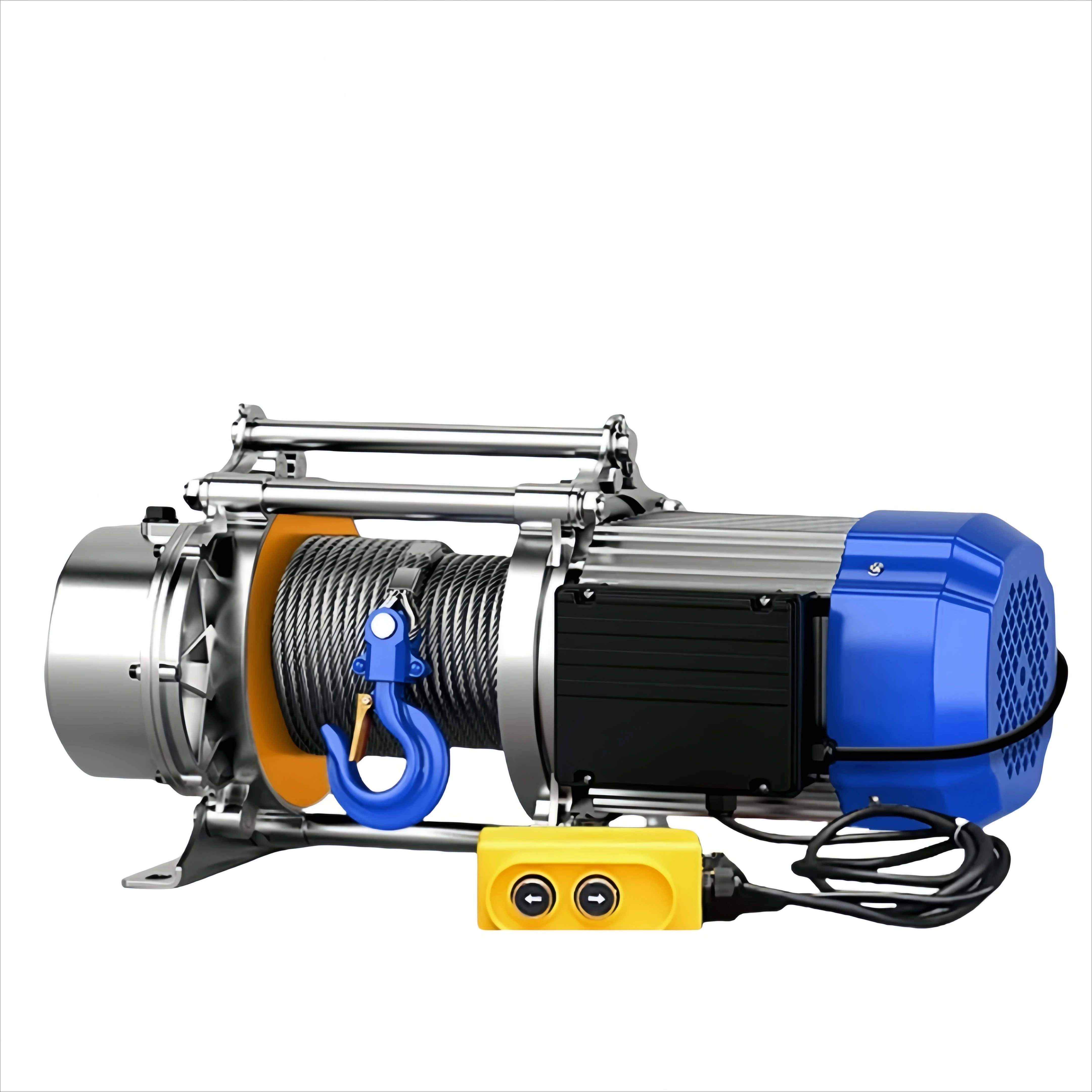 40m 30m 3t 1ton Price New Electric Hoist Winch with Remote Control CD-K Wire Rope Sling Type for Retail Industries