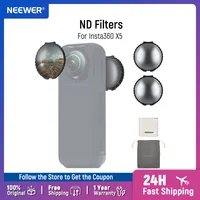 NEEWER filtros ND 4 paradas tornillo de reducción de luz en detección automática accesorios de Cámara de Acción de densidad neutra para Insta360 X5