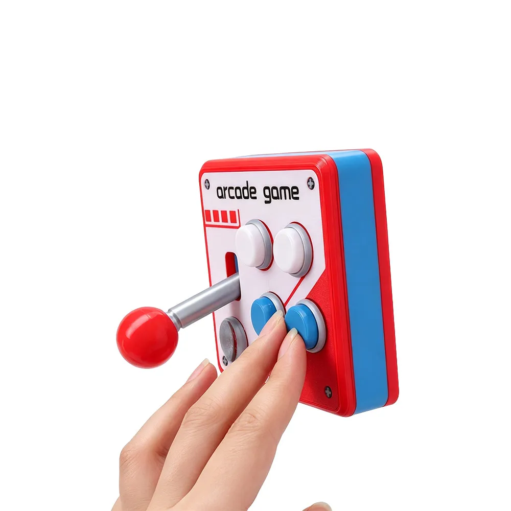 Creative Light Switch Guard Covers Retro Arcade Games Self-Adhesive Joystick Switch Stickers Removable 3D Printed
