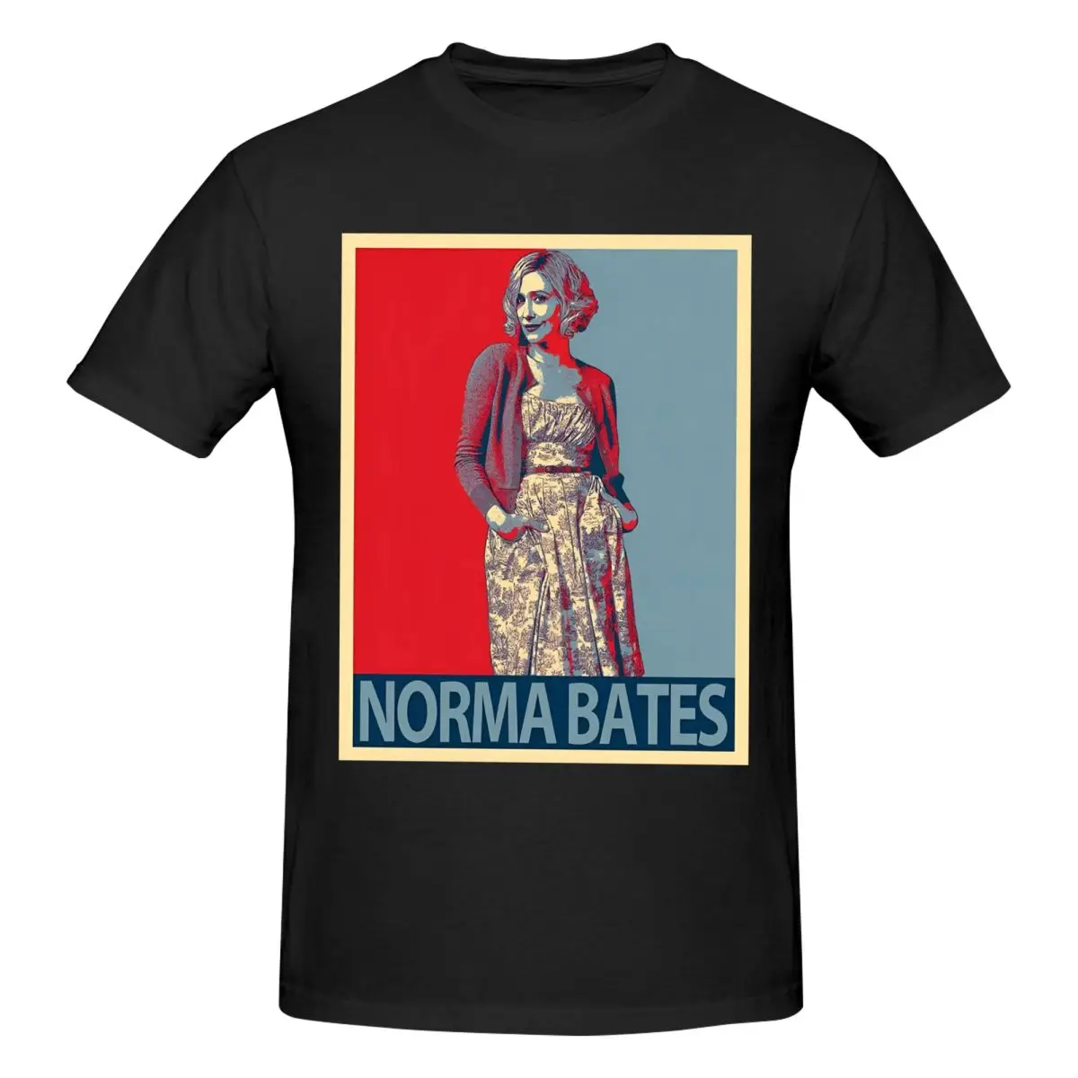 Men Norma Vera Farmiga Inspo Awesome T Shirt Streetwear O-neck Cotton Anime Shirt