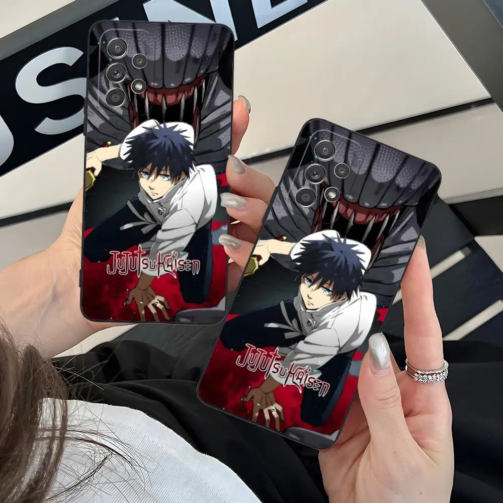 Jujutsu Kaisen Yuta Okkotsu جراب هاتف لسامسونج غالاكسي A56 55 54 53 52 51 36 35 34 23 16 15 5G غطاء ملون جميل