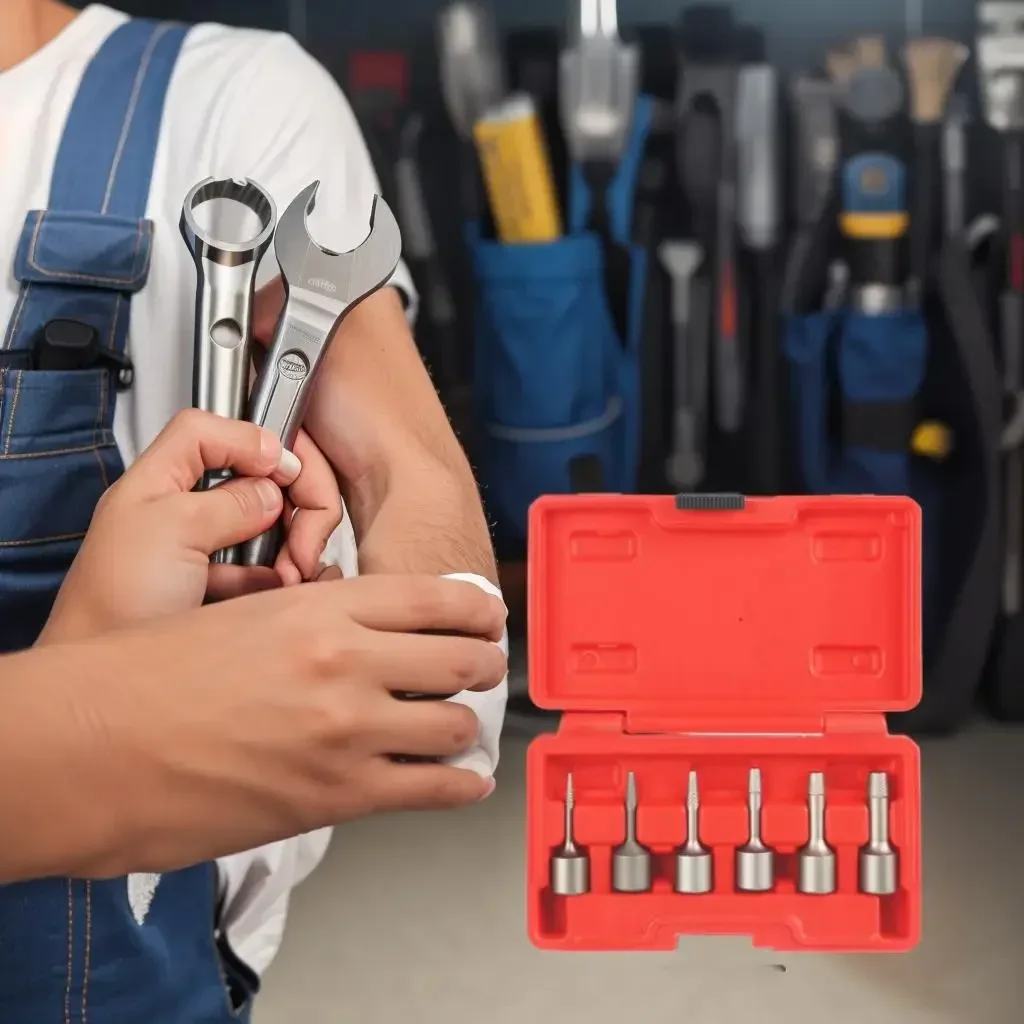 

6 Pack Impacts Wedge Extractors For Broken Nuts Bolts Screw Extractors Hand Repair Tool Accessories Extractors Tool Accessories