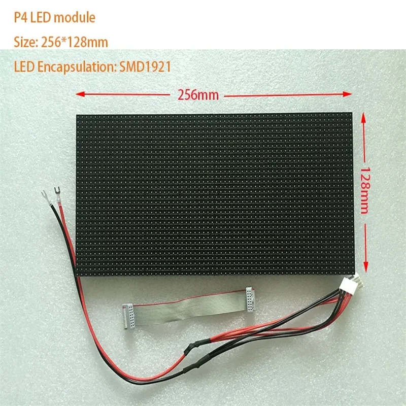 

ip65 SMD p4 outdoor led module 8S rgb 256*128mm led matrix led sign 64*32 pixel taxi display advertising led panel