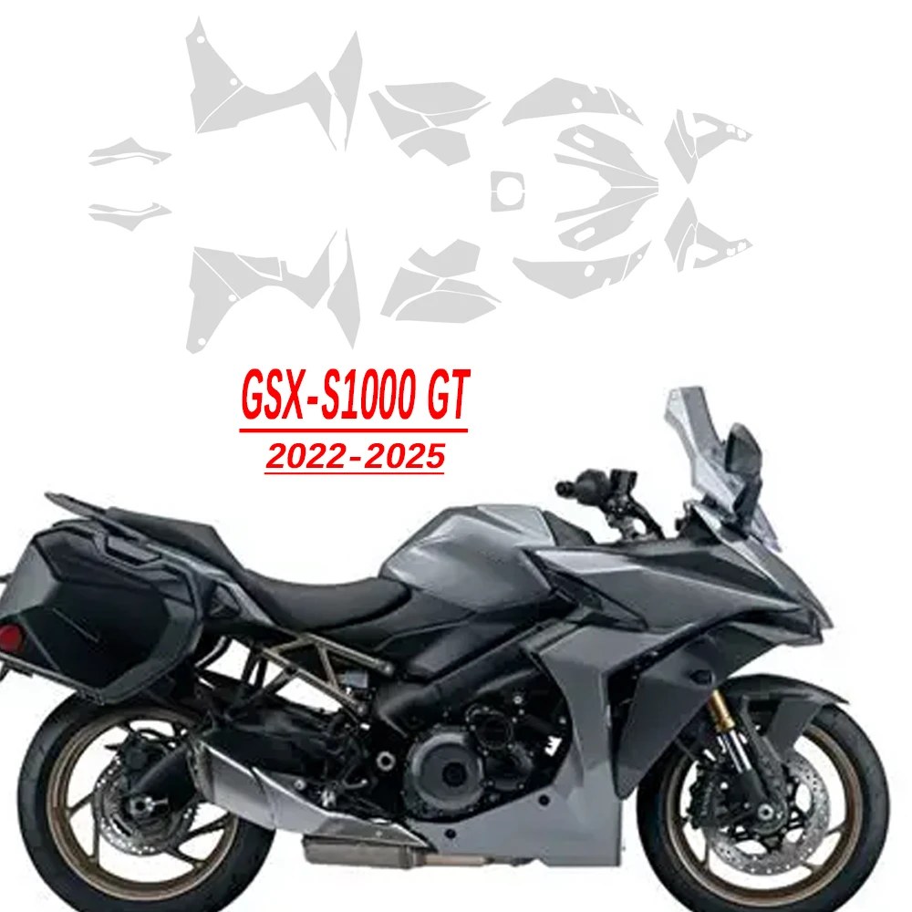 For SUZUKI GSX-S1000 GT TPU For SUZUKI GSX-S1000 GT TPU TPU Motorcycle Paint Protection Film GSX-S1000 GT Protection 2022-2025