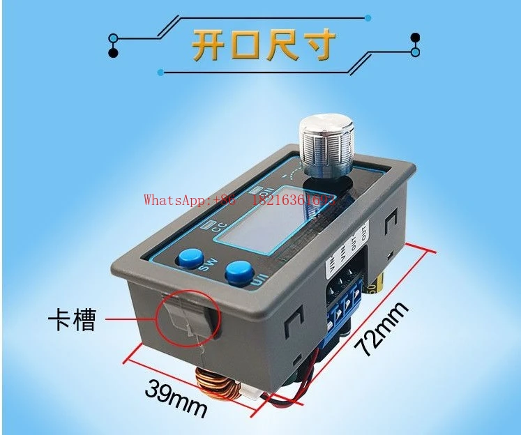 Programmable Numerical Control Step-up and Buck DC Adjustable Regulated Power Supply Constant Voltage Charging 5 Amps 80W