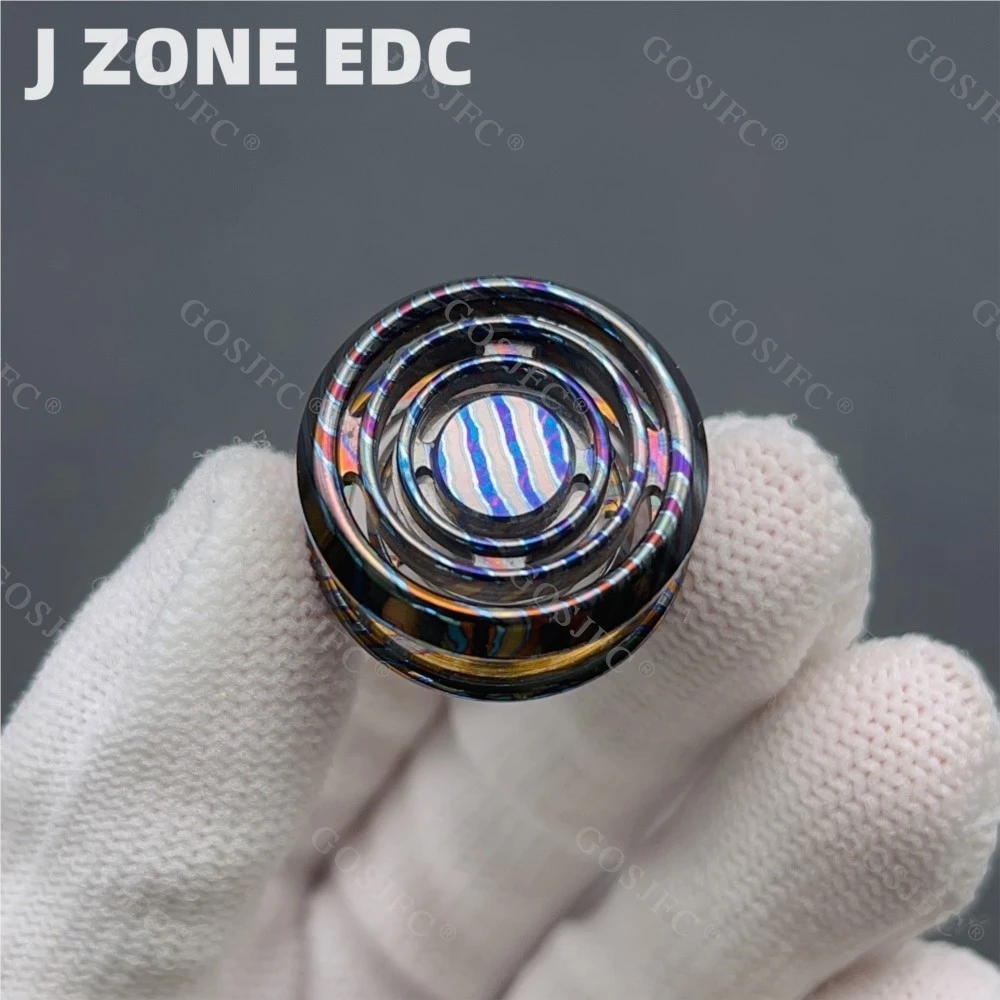 

J ZONE EDC Zircuti Mosquito Coil Interlock Fidget Spinner Gyro Gyroscopic Interlock Stress Relief Toy