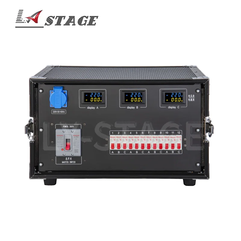 12-way (200A) power supply through cabinet (12-way 16A waterproof output)