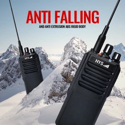 2PACK 25W Super Long Range Walkie Talkie UHF 400-480Mhz Handheld Two Way Radio With 4000mAh Rechargeable Battery