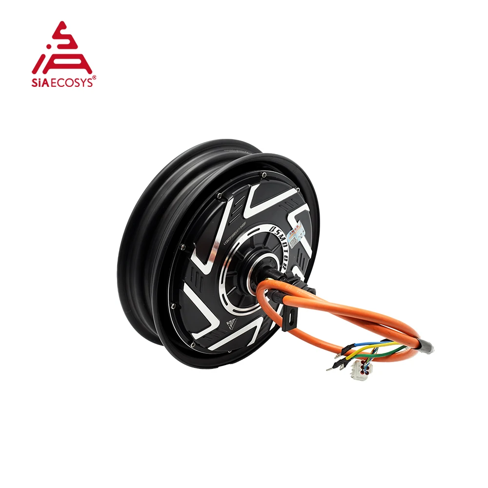 QS219 10x2.15 inch 1500W V1 72V Electric Scooter Hub Motor with Fardriver ND72260 mini12 Controller Conversion Kit