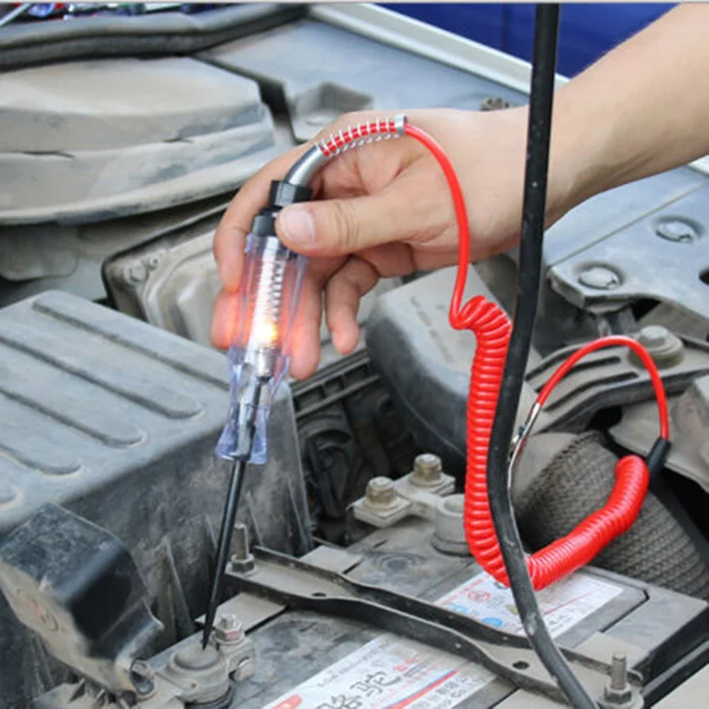 

Тестер напряжения, тестер цепей, тестер цепей, провод, световой зонд, тестер автомобильных цепей, автомобильный тестовый инструмент, автомобильный