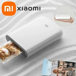 Miui-Impressora fotográfica portátil Mini Xiaomi Pocket, Bluetooth sem fio, impressão térmica, vídeo AR, Mijia Zink, cor auto-adesiva, original