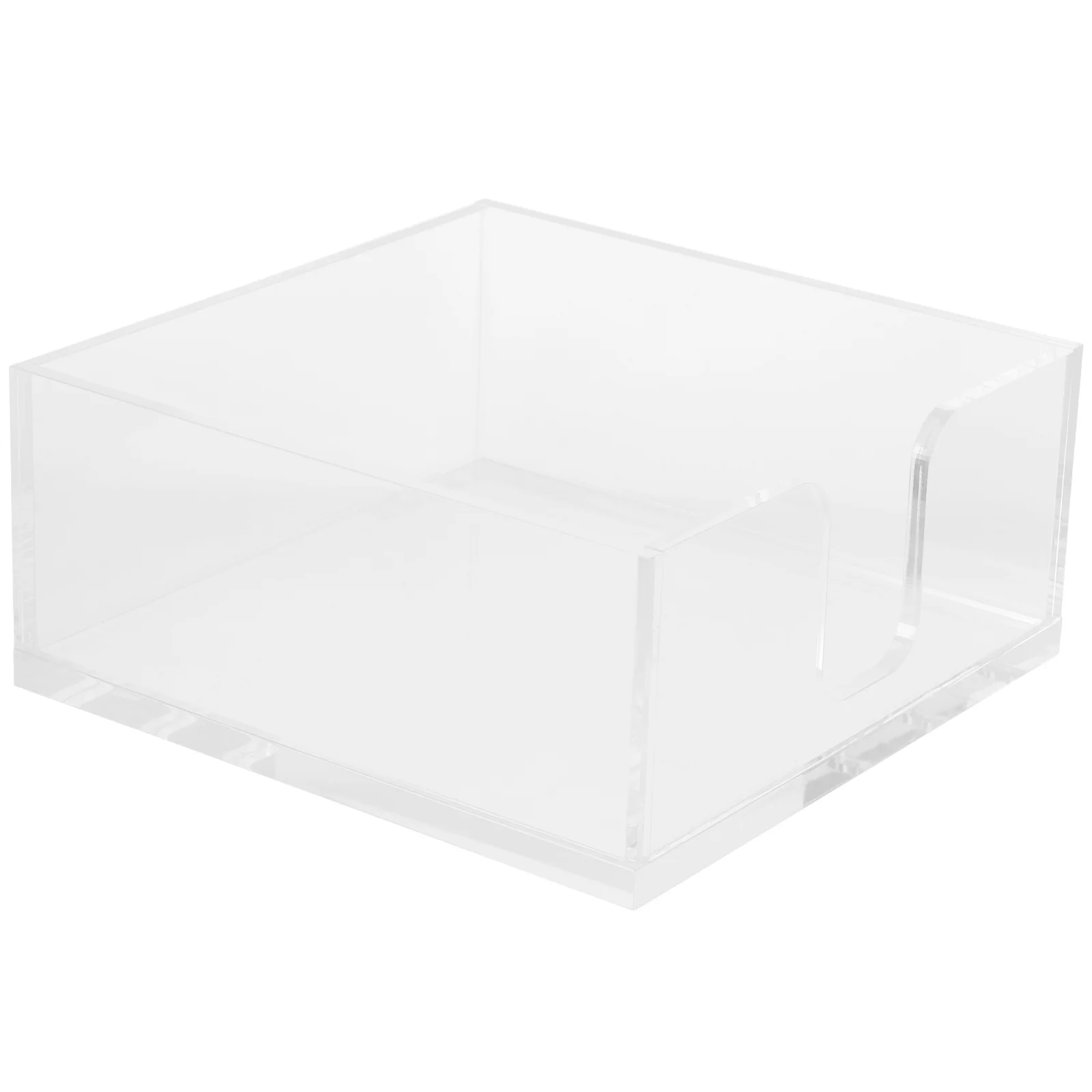 

Acrylic Napkin Holder Transparent Stand for Paper Tissues Kitchen Dining Table Home Office Party Banquet Decoration Clear