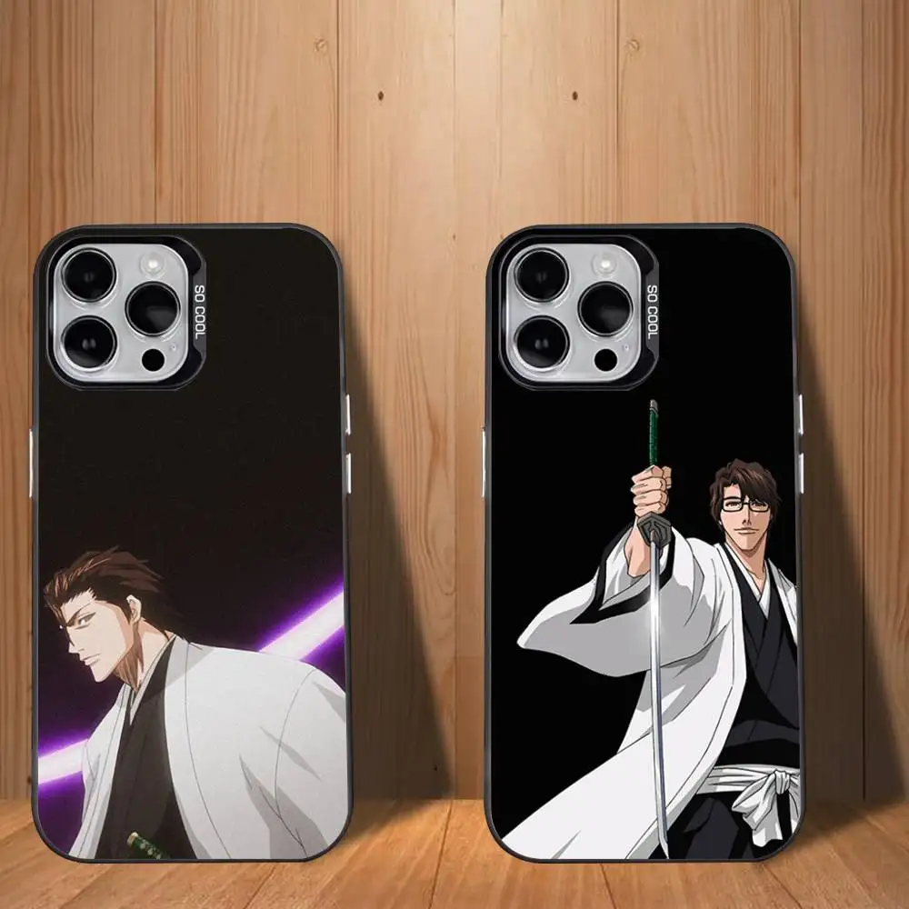 

Hot A-Aizen Sousuke-ES Phone Case For iPhone 17,16,15,14,13,12,11,Mini,Pro,SE,MAX White Matte Shockproof Cover