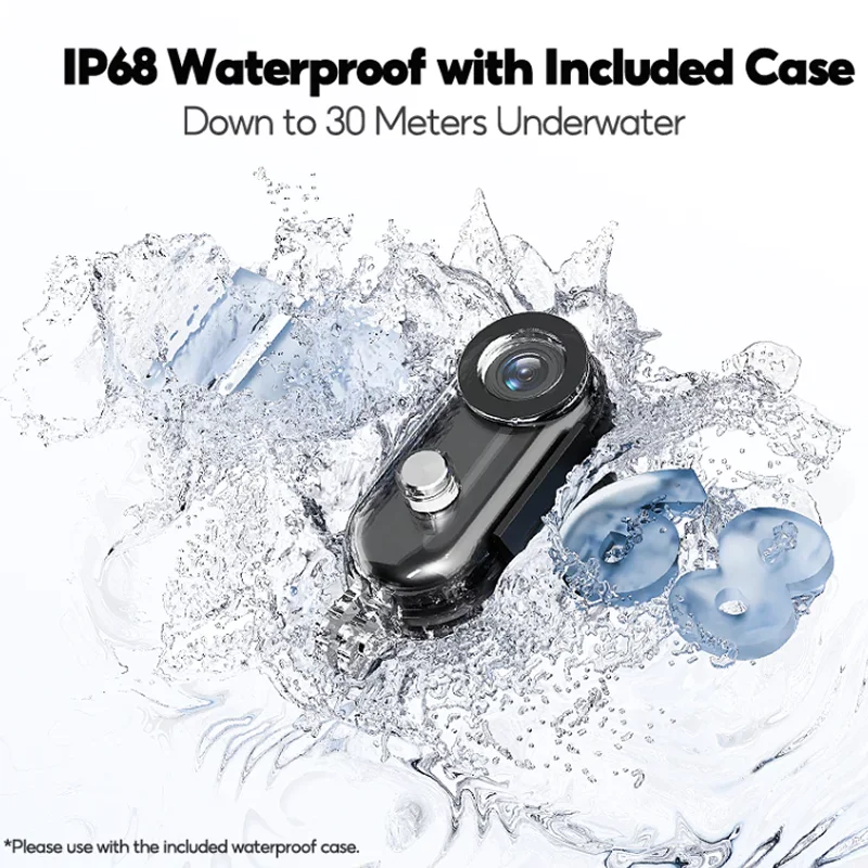 AliExpress NONE Sports Camera Pocket Wearable Cam with Waterproof Shell 4K Magnetic WiFi Bike Motorcycle Camera Friendly for Casual Cycling Vlog